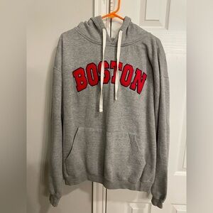 Gray Boston Hoodie 2xl